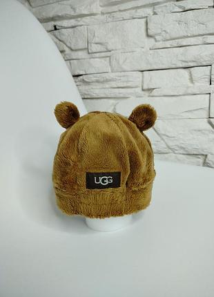 Стильная оригинальная шапочка ugg для малышей