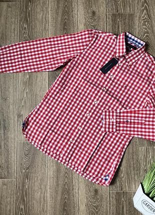Рубашка tommy hilfiger на размер м оригинал