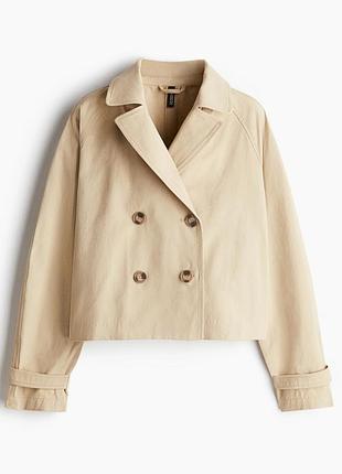 Укорочений тренч h&m