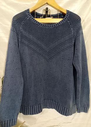 Свитер коттоновый мужской свитшот джемпер marks & spencer