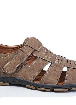 Сандалії чоловічі літні коричневі