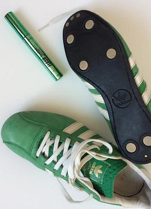Зелені шкіряні кеди adidas gerd müller оригінал