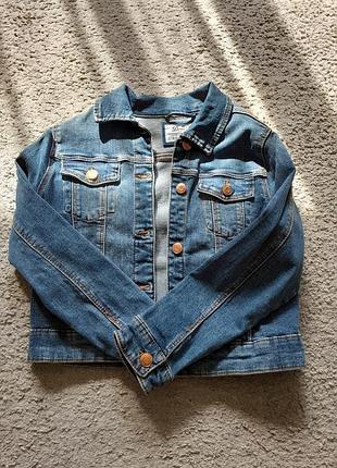 Джинсова куртка для дівчинки