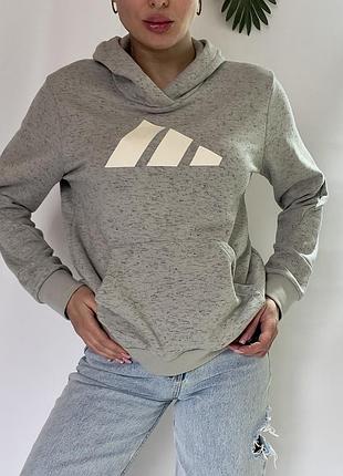 Спортивный серый женский худи adidas 📎