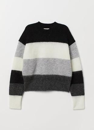 Светр із мохеру та шерсті h&m