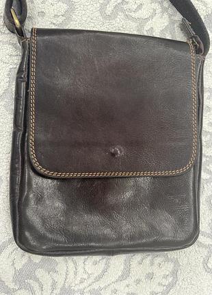 Гарна шкіряна сумка, чоловіча сумка