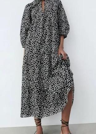 Прекрасна сукня міді zara