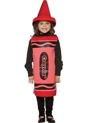 Карнавальный костюм карандаша crayola ,красный карандаш
бренд tu на 3-5 лет1 фото