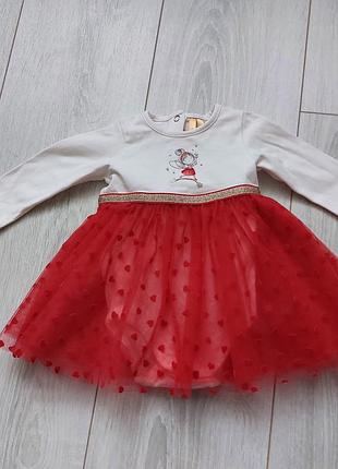 Боди платье 62 размер