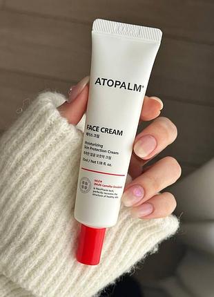 Крем с многослойной эмульсией mle atopalm face cream 35 ml