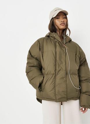 Женская демисезонная куртка пуффер ф.missguided