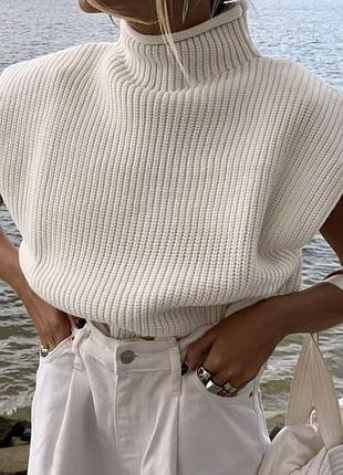 Жилет з підплічниками zara massimo dutti