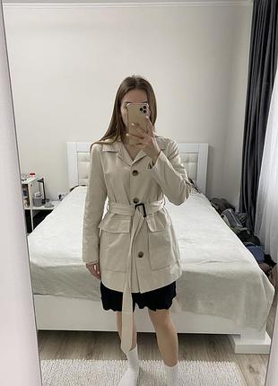 Плащ stradivarius з капюшоном