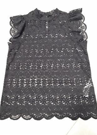 Блуза блузка прозора мереживо