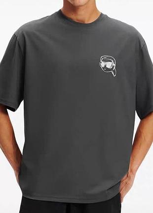 Футболка k*rl lagerf*ld unisex oversize карл оверсайз легенферд