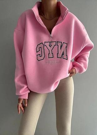 Батник худи толстовка на флисе спортивная кофта