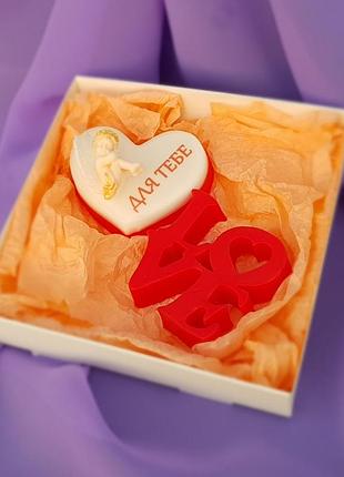 Сувенирное мыло подарочный набор "love"