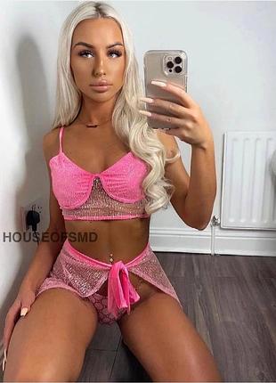 Жіночий комплект корсет і спідничка