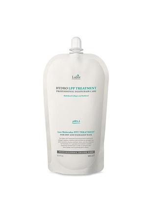 Увлажняющая маска для волос lador hydro lpp treatment refill 500 ml (запасной блок)