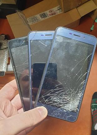Nomi i5012 i5013 три штуки одним лотом на запчасти или под ремонт смартфоны недорого