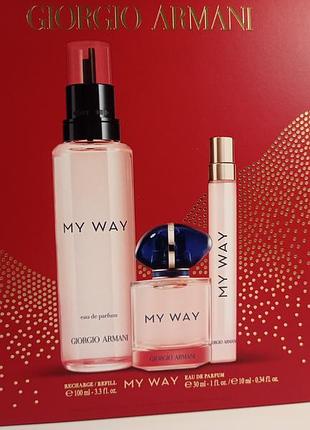 Парфумований набір giorgio armani my way