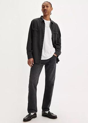 Чоловічі джинси levi's 501 ® original allnighter black оригінал