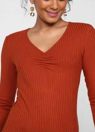 Актуальная кофточка лонгслив рубчик