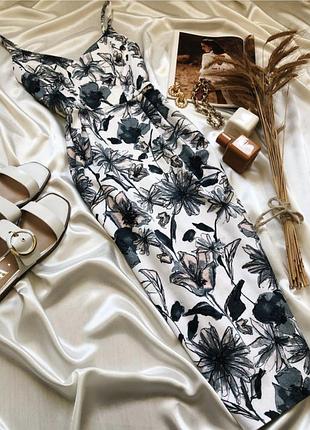 Бавовняна сукня міді asos