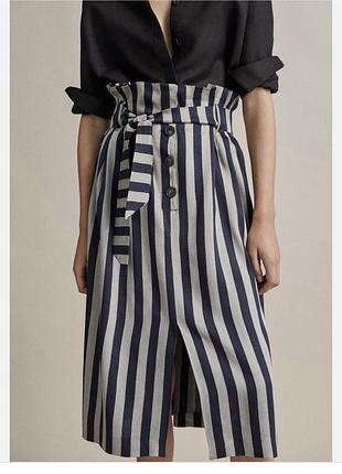 Лляна спідниця massimo dutti