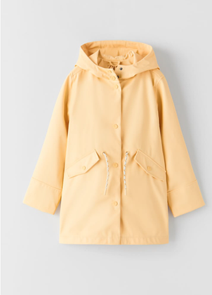 Плащ zara водоотталкивающий на девочку р.164