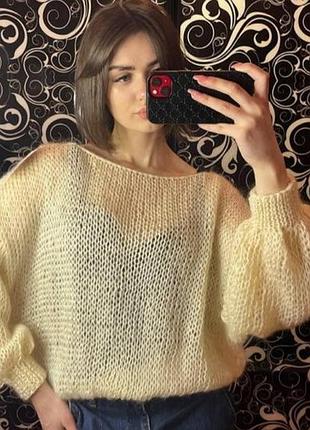 Светр павутинка 🌷 понад 30 кольорів/ xs-xxl / норма батал / на весну кофта сітка