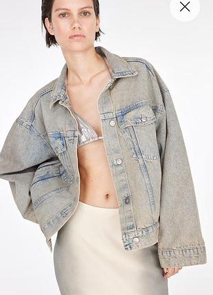 Куртка h&m, джинсова куртка h&m, вінтажна джинсовка