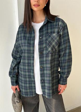 Сорочка жіноча у клітинку