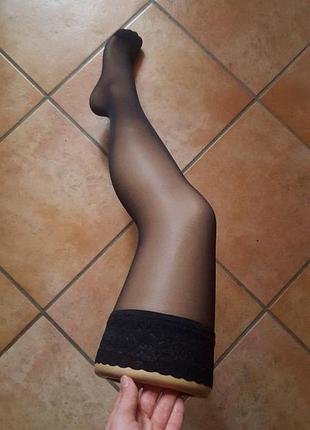 Элитные фирменные итальянские чулки oroblu bas chic up 30 - 30den