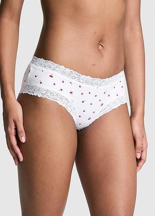 Женские хлопковые трусики слипы винд victoria’s secret pink трусы
