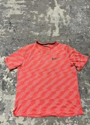 Спортивная мужская футболка для спорта для бега найк nike