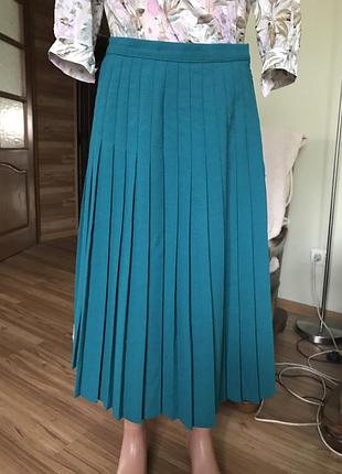 Теплая юбка на плиссер