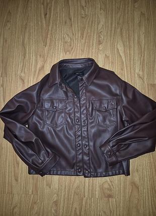 Шкіряний жакет