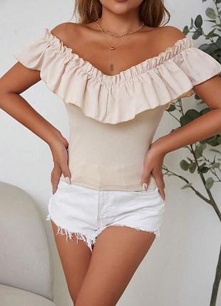 Блуза  рюшка shein