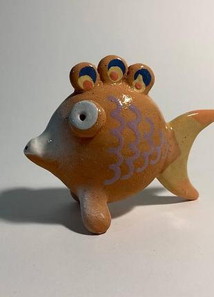 Свисток рыбка, свистулька рыба, фигурка рыбка, статуэтка рыба, рыбка керамическая
