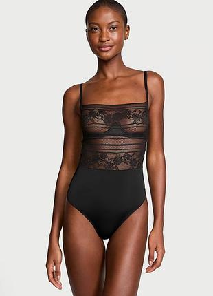 Боді з кісточками мереживний із квітковим принцом від victoria’s secret оригінал