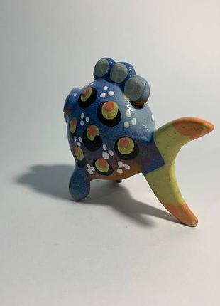 Свисток рыбка, свистулька рыба, фигурка рыбка, статуэтка рыба, рыбка керамическая4 фото