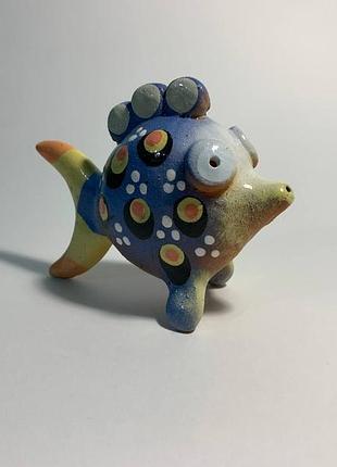 Свисток рыбка, свистулька рыба, фигурка рыбка, статуэтка рыба, рыбка керамическая