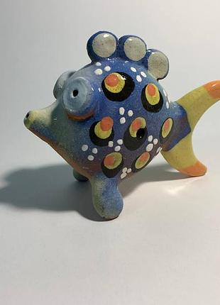 Свисток рыбка, свистулька рыба, фигурка рыбка, статуэтка рыба, рыбка керамическая8 фото