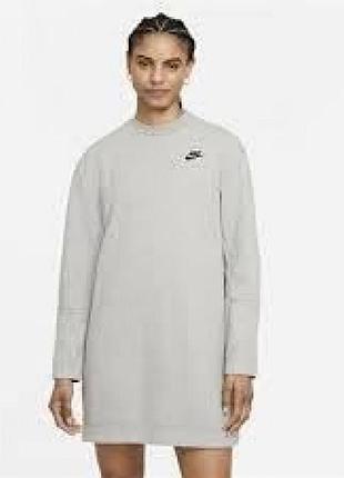 Nike dress sportswear tech fleece спортивне плаття вільного крою
