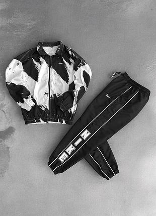Вінтажний чоловічий спортивний костюм з плащівки nike