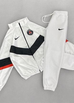 Мужской винтажный спортивный костюм комплект nike psg