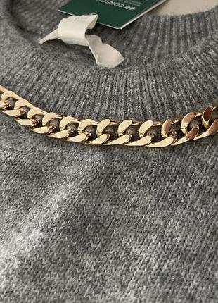 Свитер с цепочкой h&amp;m (оверсайз)
