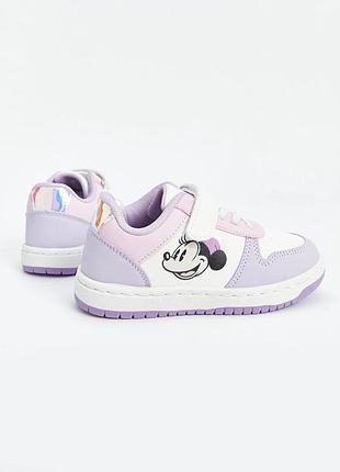 31 р новые фирменные девчачьи кроссовки сникерсы на липучке minnie mouse минные маус lc waikiki вайки