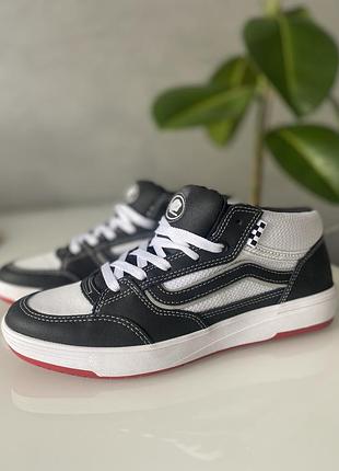 Кеди vans zahba mid - black/white/red  оригінал